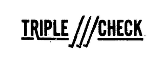 TRIPLE CHECK logo