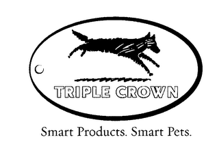 TRIPLE CROWN SMART PRODUCTS. SMART PETS. logo