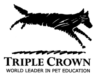 TRIPLE CROWN WORLD LEADER IN PET EDUCATION logo