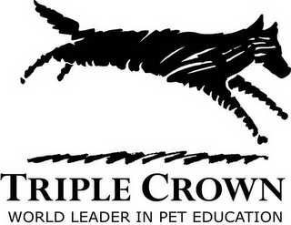 TRIPLE CROWN WORLD LEADER IN PET EDUCATION logo