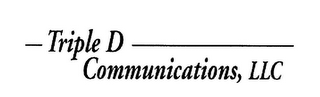 TRIPLE D COMMUNICATIONS, LLC logo