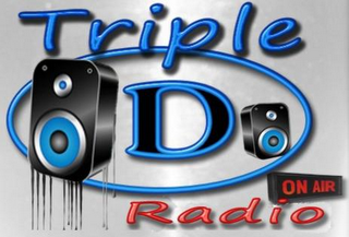 TRIPLE D RADIO ON AIR logo