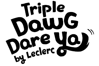 TRIPLE DAWG DARE YA BY LECLERC logo
