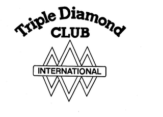 TRIPLE DIAMOND CLUB INTERNATIONAL logo