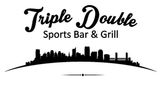 TRIPLE DOUBLE SPORTS BAR & GRILL logo