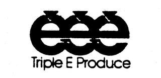 TRIPLE E PRODUCE logo
