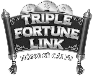 TRIPLE FORTUNE LINK HÓNG SÈ CÁI FU logo