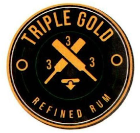 TRIPLE GOLD 333 REFINED RUM logo