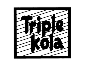 TRIPLE KOLA logo