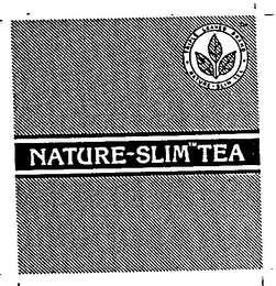 TRIPLE LEAVES BRAND NATURE-SLIM TEA logo