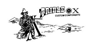 TRIPLE OX CUSTOM COMPONENTS logo