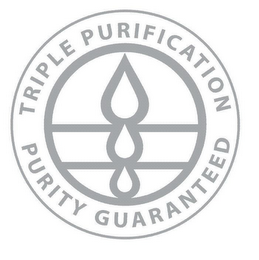 TRIPLE PURIFICATION PURITY GUARANTEED logo