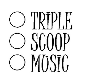 TRIPLE SCOOP MUSIC logo