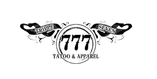 TRIPLE SEVEN 777 TATTOO & APPAREL logo