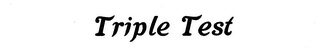 TRIPLE TEST logo