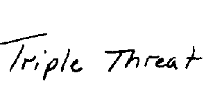 TRIPLE THREAT logo