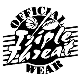 TRIPLE THREAT OFFICIAL WEAR logo