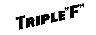 TRIPLE"F" logo