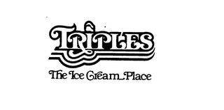 TRIPLES THE ICE CREAM PLACE logo