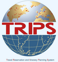 TRIPS TRAVEL RESERVATION AND ITINERARY PLANNING SYSTEM logo