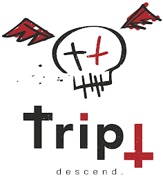 TRIPT DESCEND. logo