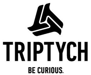 TRIPTYCH BE CURIOUS. logo