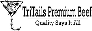 TRITAILS PREMIUM BEEF QUALITY SAYS IT ALL logo