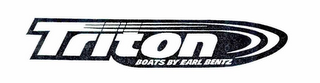 TRITON BOATS BY EARL BENTZ logo