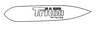 TRITON BOATS BY EARL BENTZ logo