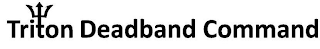 TRITON DEADBAND COMMAND logo