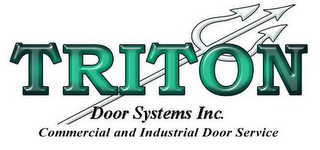 TRITON DOOR SYSTEMS, INC. COMMERCIAL AND INDUSTRIAL DOOR SERVICE logo