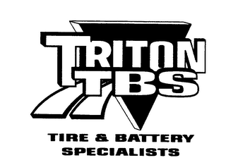 TRITON TBS TIRE & BATTERY SPECIALISTS logo