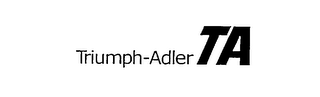 TRIUMPH-ADLER TA logo