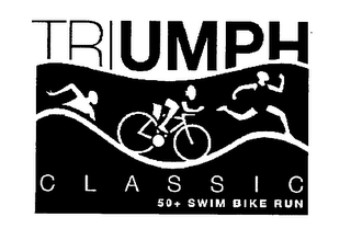 TRIUMPH CLASSIC 50+ SWIM BIKE RUN logo