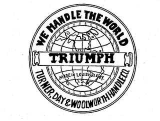 TRIUMPH WE HANDLE THE WORLD logo