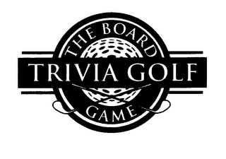 TRIVIA GOLF THE BOARD GAME logo
