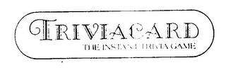 TRIVIACARD THE INSTANT TRIVIA GAME logo