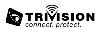 TRIVISION CONNECT. PROTECT. logo