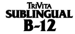 TRIVITA SUBLINGUAL B-12 logo