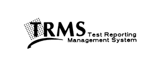 TRMS TEST REPORTING MANAGEMENT SYSTEM logo