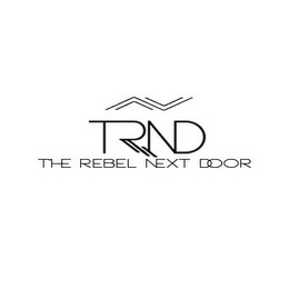 TRND THE REBEL NEXT DOOR logo