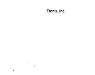TRONIX, INC. logo