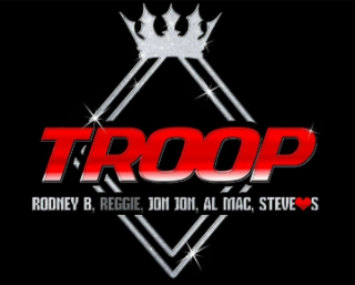 TROOP RODNEY B, REGGIE, JON JON, AL MAC, STEVE S logo