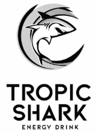 TROPIC SHARK ENERGY DRINK logo