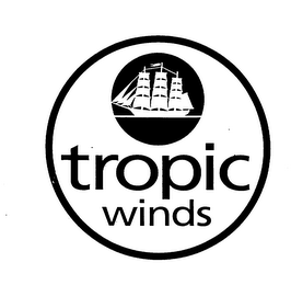 TROPIC WINDS & DESIGN logo