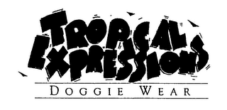TROPICAL EXPRESSIONS DOGGIE WEAR logo