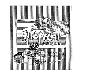 TROPICAL FRUIT BLENDS DEL MONTE PINEAPPLE PARADISE logo