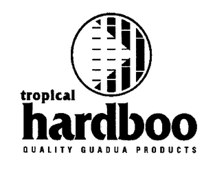 TROPICAL HARDBOO QUALITY GUADUA PRODUCTS logo