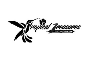 TROPICAL TREASURES TRUE TASTE OF PARADISE logo