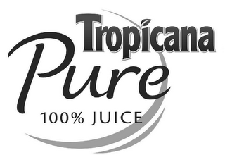 TROPICANA PURE 100% JUICE logo